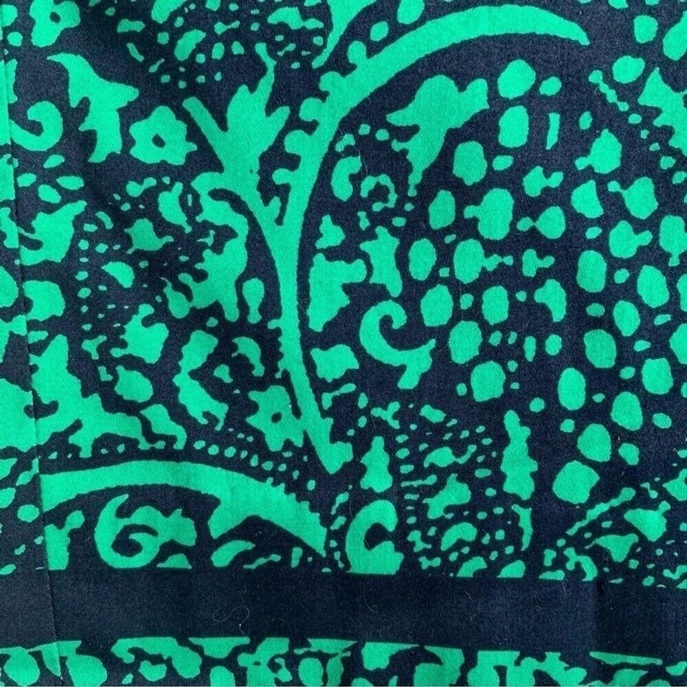 Ann Taylor Factory Green Patterned Mini Pencil Skirt Size 4 - Picture 4 of 11